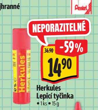   Herkules Lepicí tyčinka 1ks 15g 