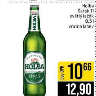 Holba Serák 11 světlý ležák 0,5l