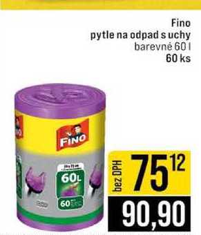 Fino pytle na odpad suchy barevné 60l
