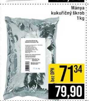 Mánya kukuřičný škrob 1kg