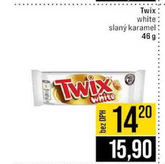 Twix white slaný karamel 46g