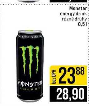Monster energy drink různé druhy 0,5l