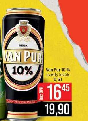 Van Pur 10% světlý ležák 0,5l