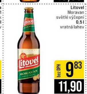 Litovel Moravan světlé výčepni 0,5l