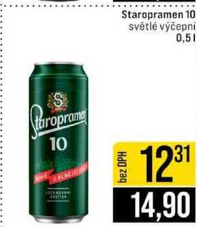 Staropramen 10 světlé výčepni 0,5l