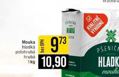 Mouka hladká polohrubá hrubá 1kg 