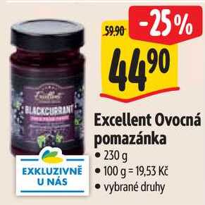 Excellent Ovocná pomazánka, 230 g