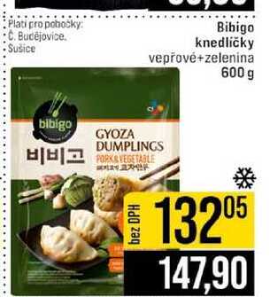 Bibigo knedličky vepřové+zelenina 600 g 