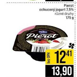 Pierot ochucený jogurt 7,5% různé druhy 175g