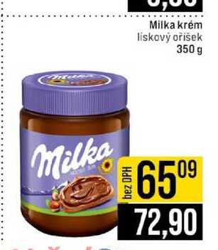 Milka krém liskový oříšek 350 g