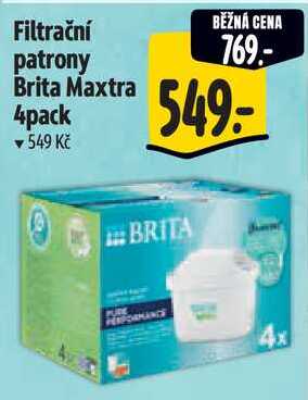 Filtrační patrony Brita Maxtra 4pack 