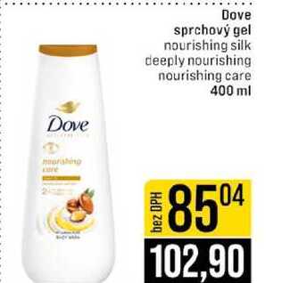 Dove sprchový gel nourishing silk deeply nourishing nourishing care 400 ml 