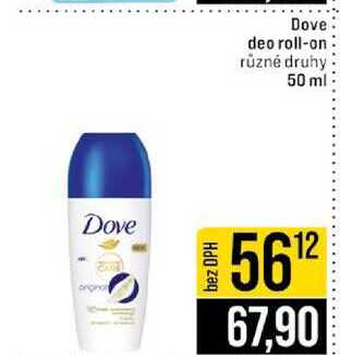 Dove deo roll-on různé druhy 50 ml 
