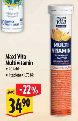 Maxi Vita Multivitamin, 20 tablet