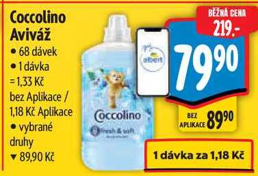 Coccolino Aviváž, 68 dávek