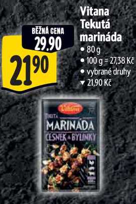Vitana Tekutá marináda, 80 g