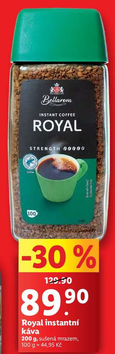 Royal instantní káva, 200 g