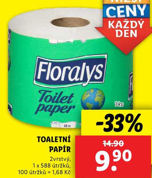 TOALETNÍ PAPÍR, 1 ks