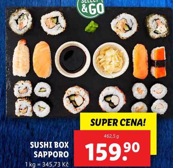 SUSHI BOX SAPPORO, 462,5 g
