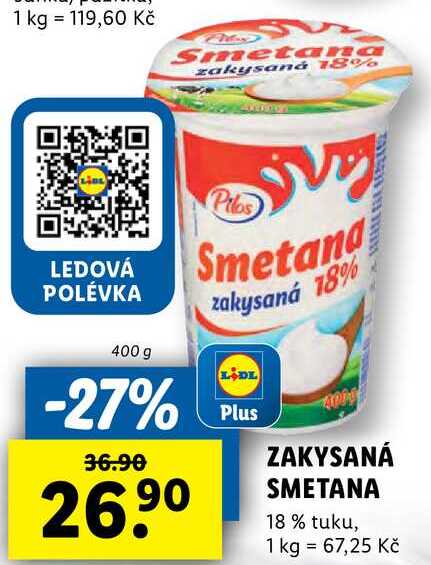 ZAKYSANÁ SMETANA, 400 g