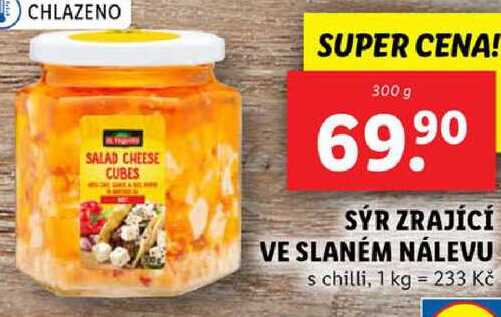 SÝR ZRAJÍCÍ VE SLANÉM NÁLEVU, 300 g