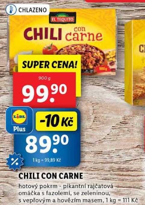 CHILI CON CARNE, 900 g
