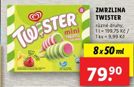  ZMRZLINA TWISTER, 8x 50 ml