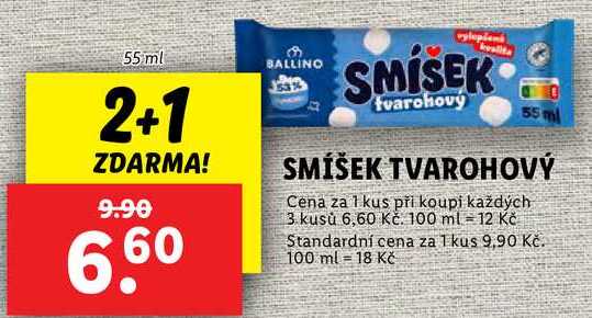 SMÍŠEK TVAROHOVÝ, 55 ml