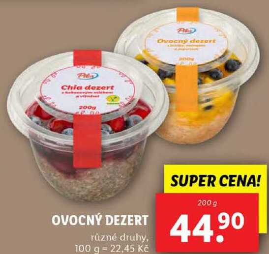 OVOCNÝ DEZERT, 200 g