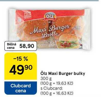 Ölz Maxi Burger bulky, 300 g  