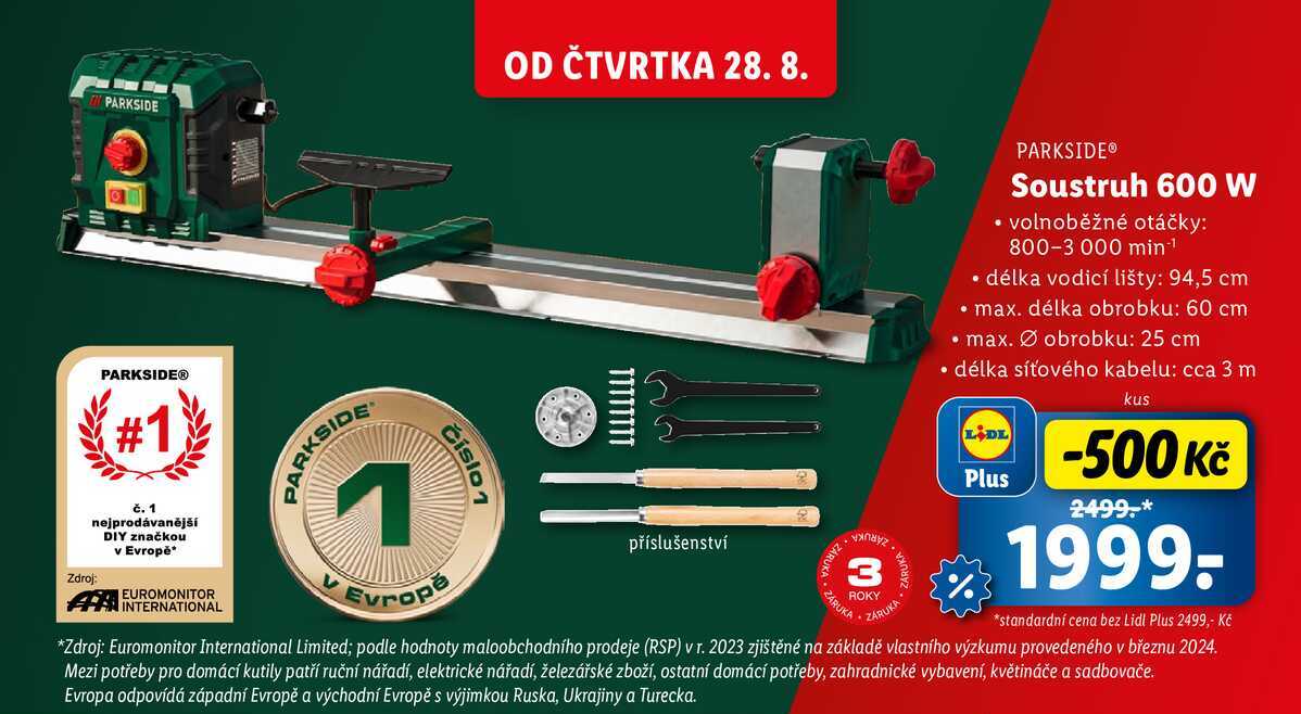 Soustruh 600 W