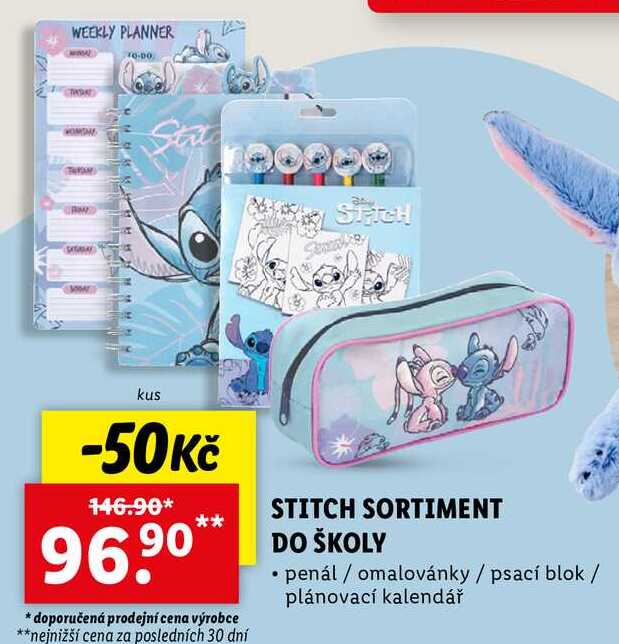 STITCH SORTIMENT DO ŠKOLY