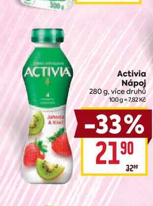Activia Nápoj 280 g v akci