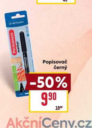 Popisovač černý 