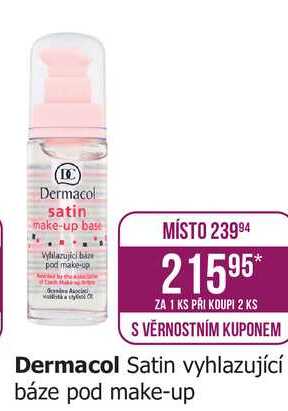 Dermacol Satin vyhlazující báze pod make-up 
