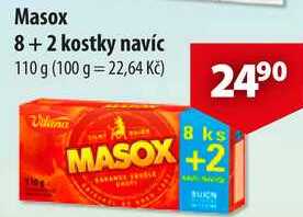 Masox 8+2 kostky navíc, 110 g