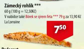 Zámecký rohlík, 60 g 