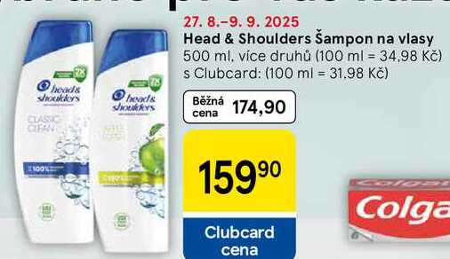 Head & Shoulders Šampon na vlasy, 500 ml, více druhů  