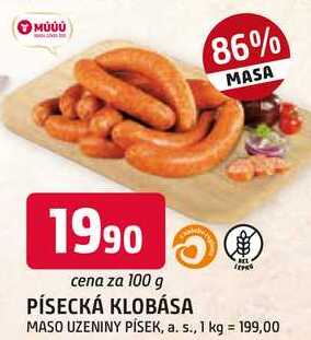 Písecká klobása 100g