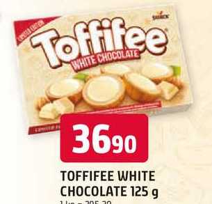 TOFFIFEE WHITE CHOCOLATE 125 g 