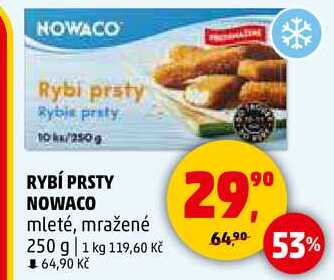 RYBÍ PRSTY NOWACO mleté, mražené, 250 g 