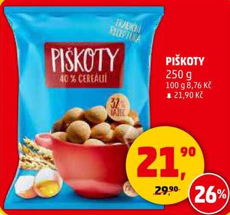 PIŠKOTY, 250 g