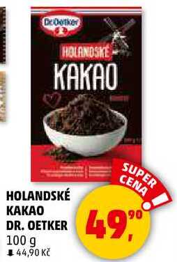 HOLANDSKÉ KAKAO DR. OETKER, 100 g 