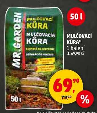 MULČOVACÍ KŮRA, 1 balení 