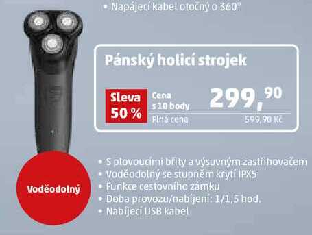 Pánský holicí strojek
