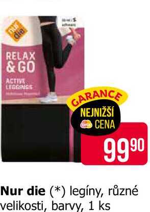 Nur die legíny, různé velikosti, barvy, 1 ks 