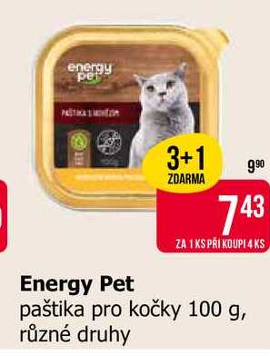 Energy Pet paštika pro kočky 100 g, různé druhy 