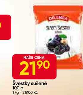 DR.ENSA Švestky sušené 100 g 