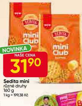 Sedita mini různé druhy 160 g 