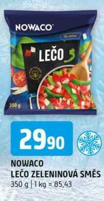NOWACO LEČO ZELENINOVÁ SMĚS 350 g